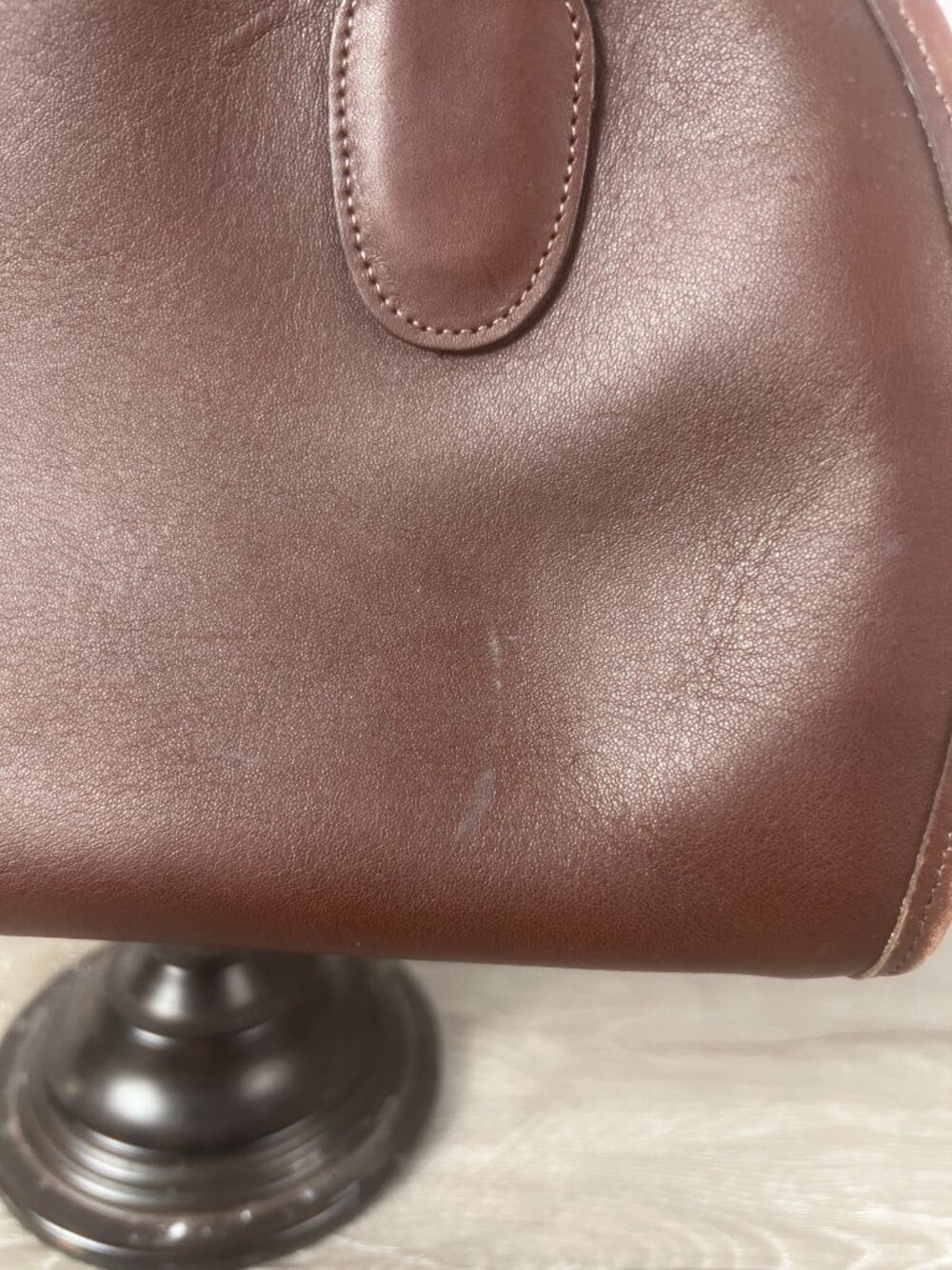 Coach Vintage Mahoogany Chadwick Satchel Bowling Bag British Tan 9928 - Picture 3 of 11